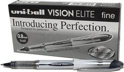 Rollerball tinta gel negro Uni-Ball Vision Elite 0,8 mm pack 12
