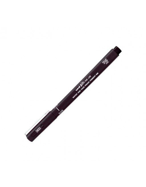 Rotulador Calibrado Uniball Pin 0,05 Negro | Uni-Ball | Pack 12 Unidades