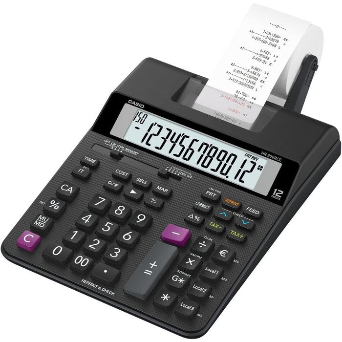 Calculadora con Impresora HR-200RCE Casio Imagen principal del producto