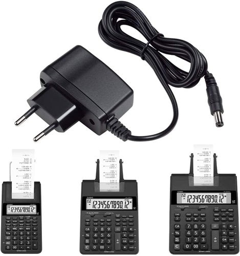 Adaptador Casio para corriente HR-8RCE, HR-150RCE y HR-200RCE