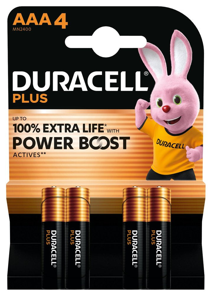 Blister 4 pilas duracell power boost AAA Imagen principal del producto