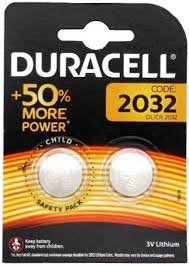 Pila Botón Litio Duracell CR2032 3V Blister 2 Uds Imagen principal del producto