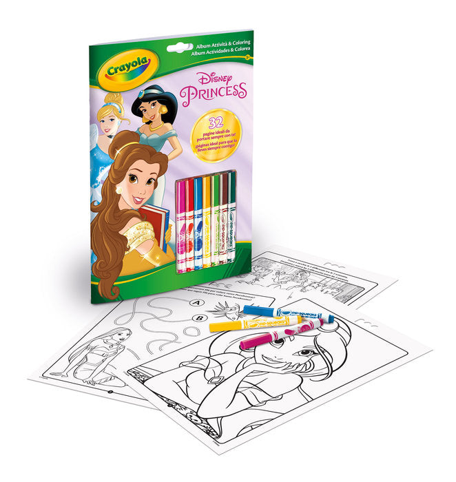 Libro Actividades Princesas Disney Crayola