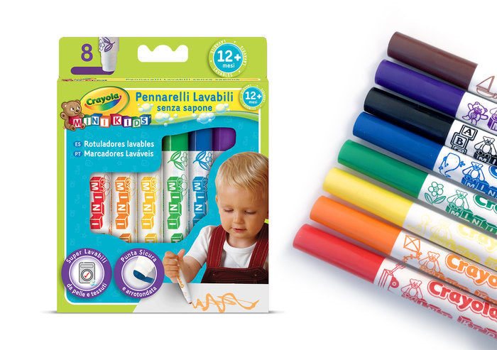 Rotulador Crayola Baby 1 Año 8 Colores Surtidos | Crayola | Pack 1 Unidades