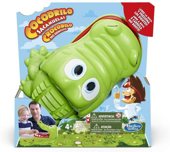 JUEGO COCODRILO SACAMUELAS | HASBRO IBERIA, S,L,U, | 1 UNIDAD | 5010993578535 Imagen principal del producto
