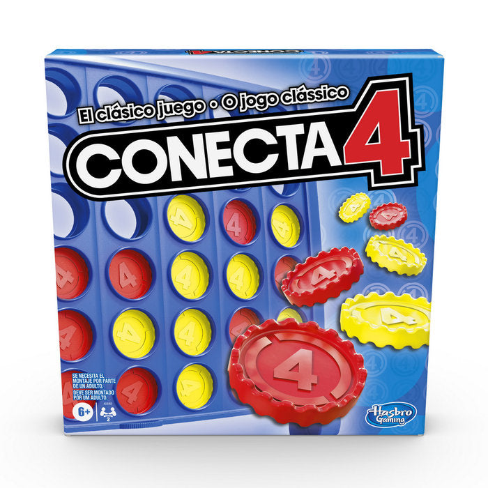 Conecta 4 Hasbro juego educativo para toda la familia