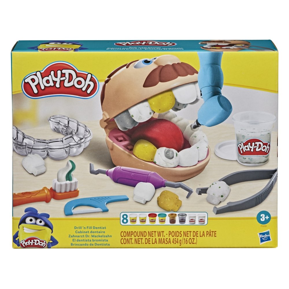 El Dentista Bromista Play-doh Marca HASBRO Pack 6 Unidades Imagen principal del producto