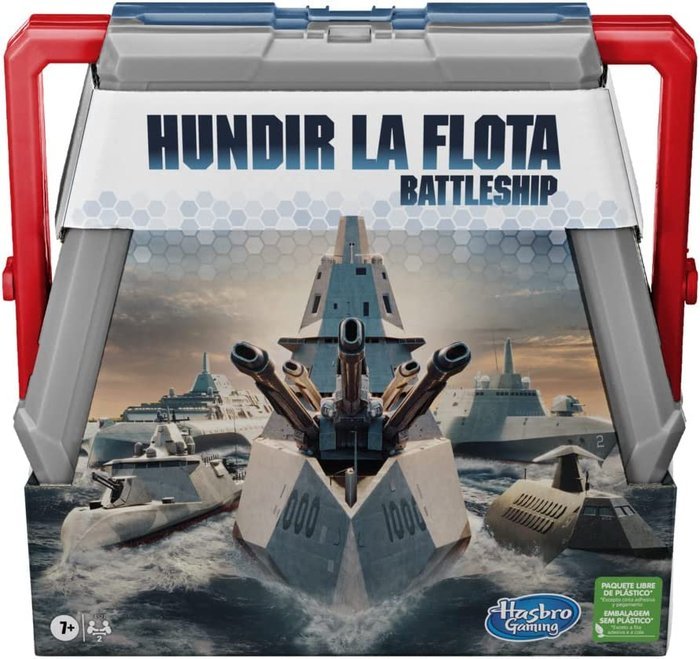 Hundir la Flota Hasbro Juego Educativo para Niños y Adultos