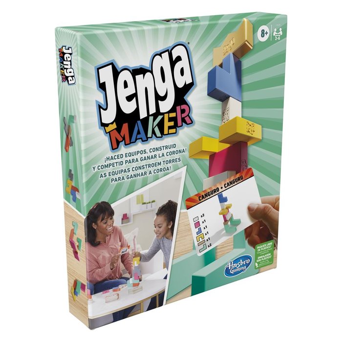 Jenga Maker MATTEL juego de mesa para mayores de 8 años