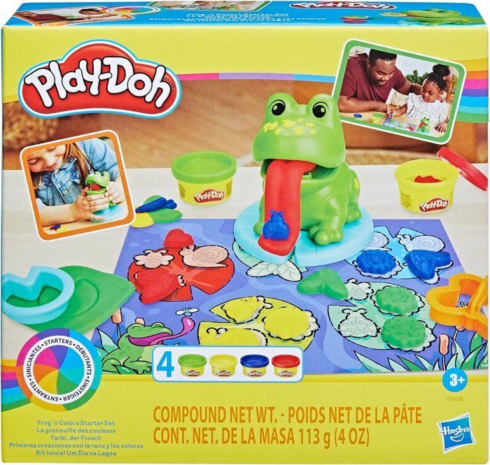 JUEGO PLAY-DOH PRIMERAS CREACIONES LA RANA Y LOS COLORES | HASBRO PLAY DOH | 1 UNIDAD | 5010994208387