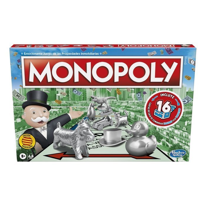 JUEGO MONOPOLY CLASICO BARCELONA | HASBRO IBERIA, S,L,U, | 1 UNIDAD | 5010996119384 Imagen principal del producto