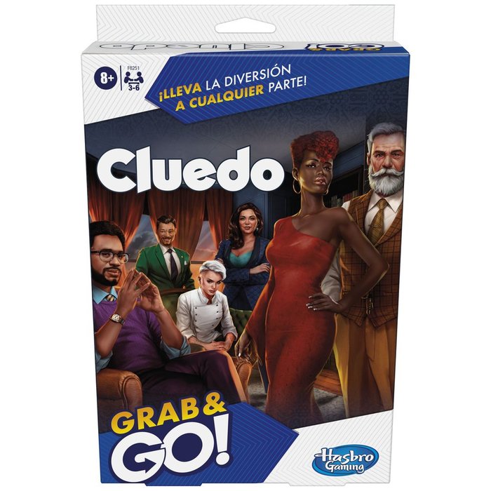 JUEGO DE VIAJE CLUEDO GRAB AND GO | HASBRO IBERIA, S,L,U, | 1 UNIDAD | 5010996163387 Imagen principal del producto