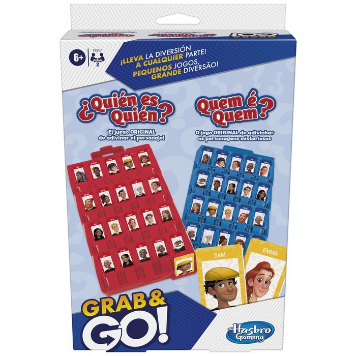 Juego Quien Es Quien de Viaje Grab and Go Hasbro