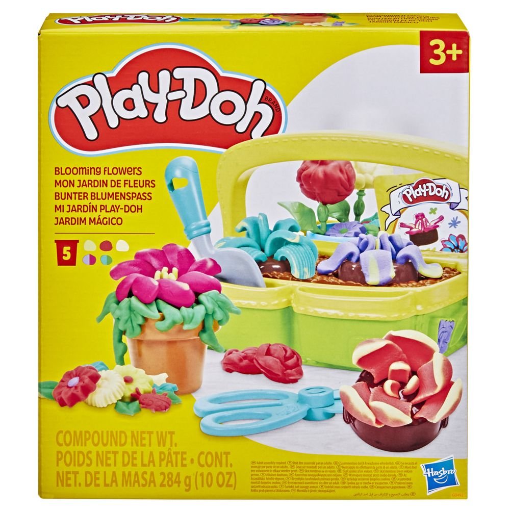 Play-Doh Mi Jardin Play-Doh Pack de 6 botes de plastilina multicolor