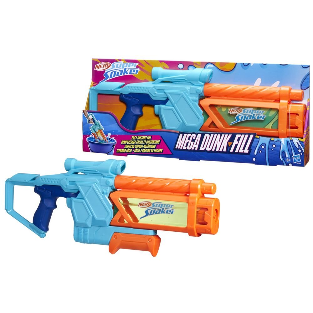 Super Soaker Mega Dunk-Fill - Lanzador de agua Nerf