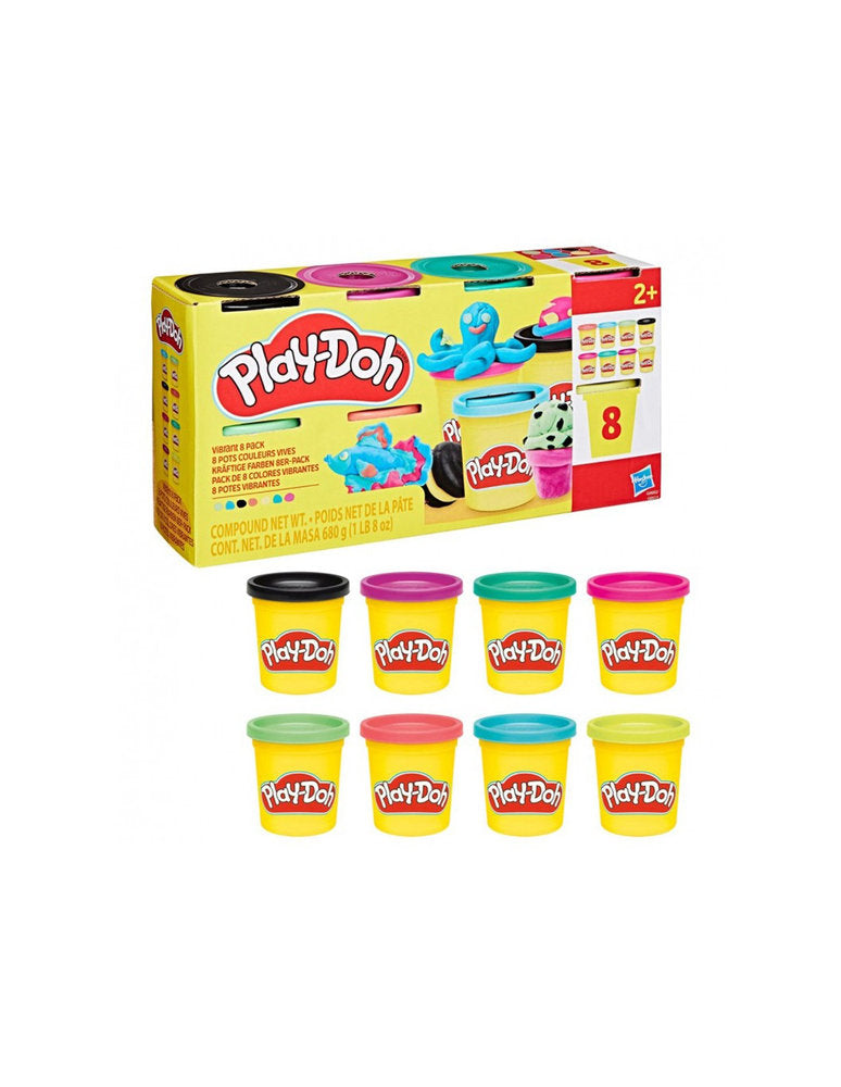 JUEGO PLAY-DOH PACK 8 BOTES SURTIDOS | HASBRO PLAY DOH | 1 UNIDAD | 5010996287809 Imagen principal del producto