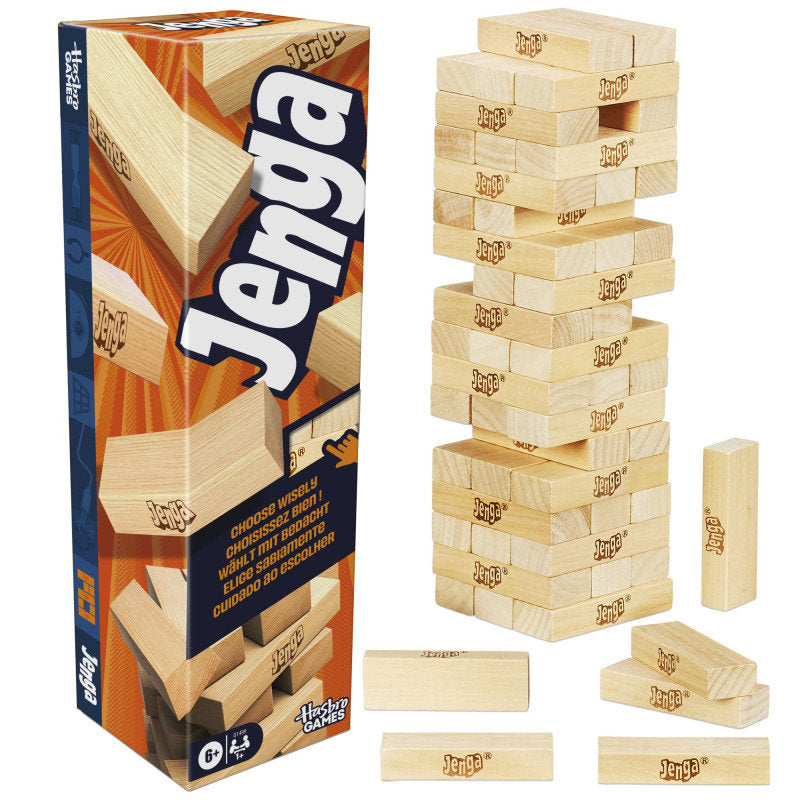 JUEGO DE MESA JENGA | HASBRO IBERIA, S,L,U, | 1 UNIDAD | 5010996295804 Imagen principal del producto