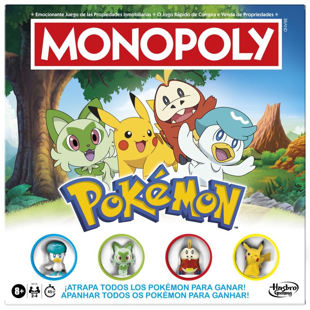 Juego Monopoly edición Pokémon Hasbro Gaming Imagen principal del producto