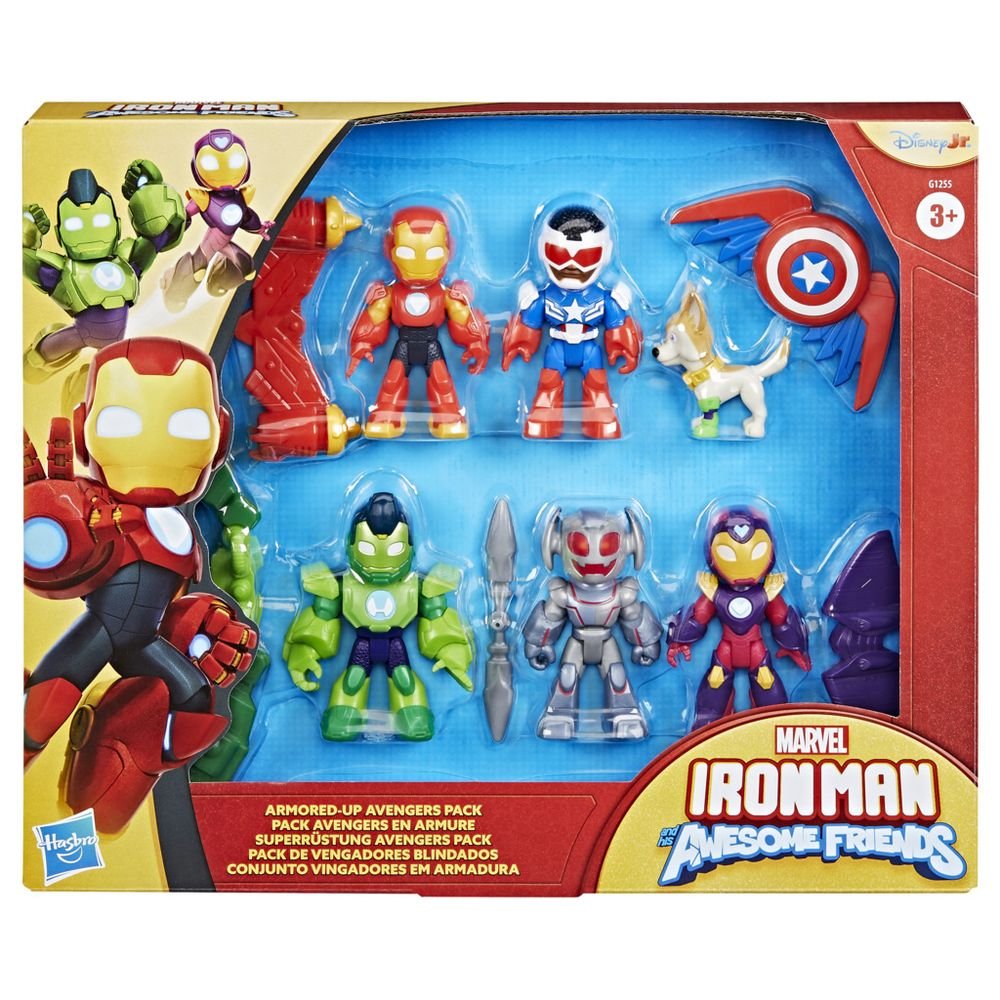 Pack de Vengadores Blindados Iron Man Marvel Hasbro Imagen principal del producto