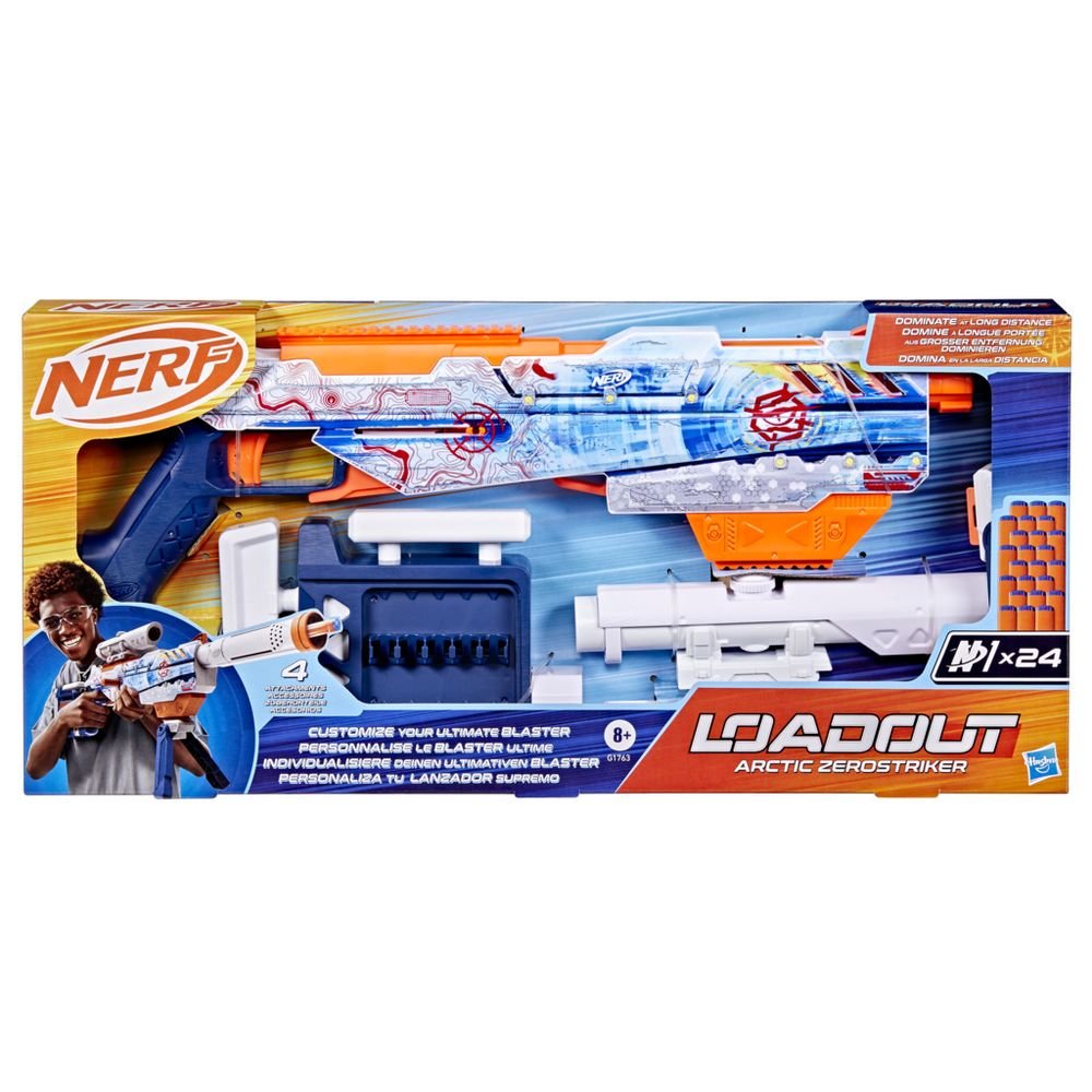 Nerf Loadout Lanzador Arctic Zerostriker Hasbro Imagen principal del producto