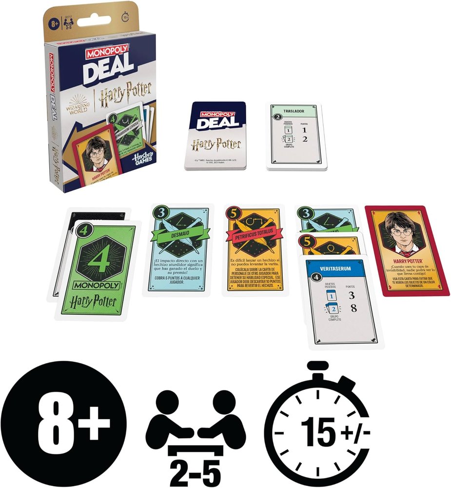 Monopoly Deal Harry Potter - Hasbro Gaming