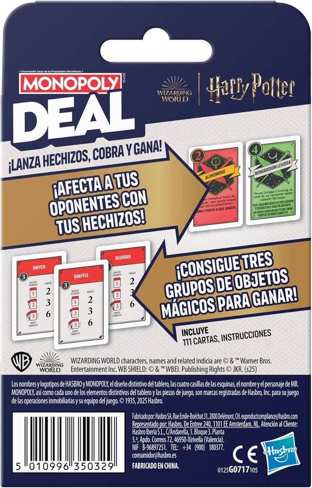 Monopoly Deal Harry Potter - Hasbro Gaming
