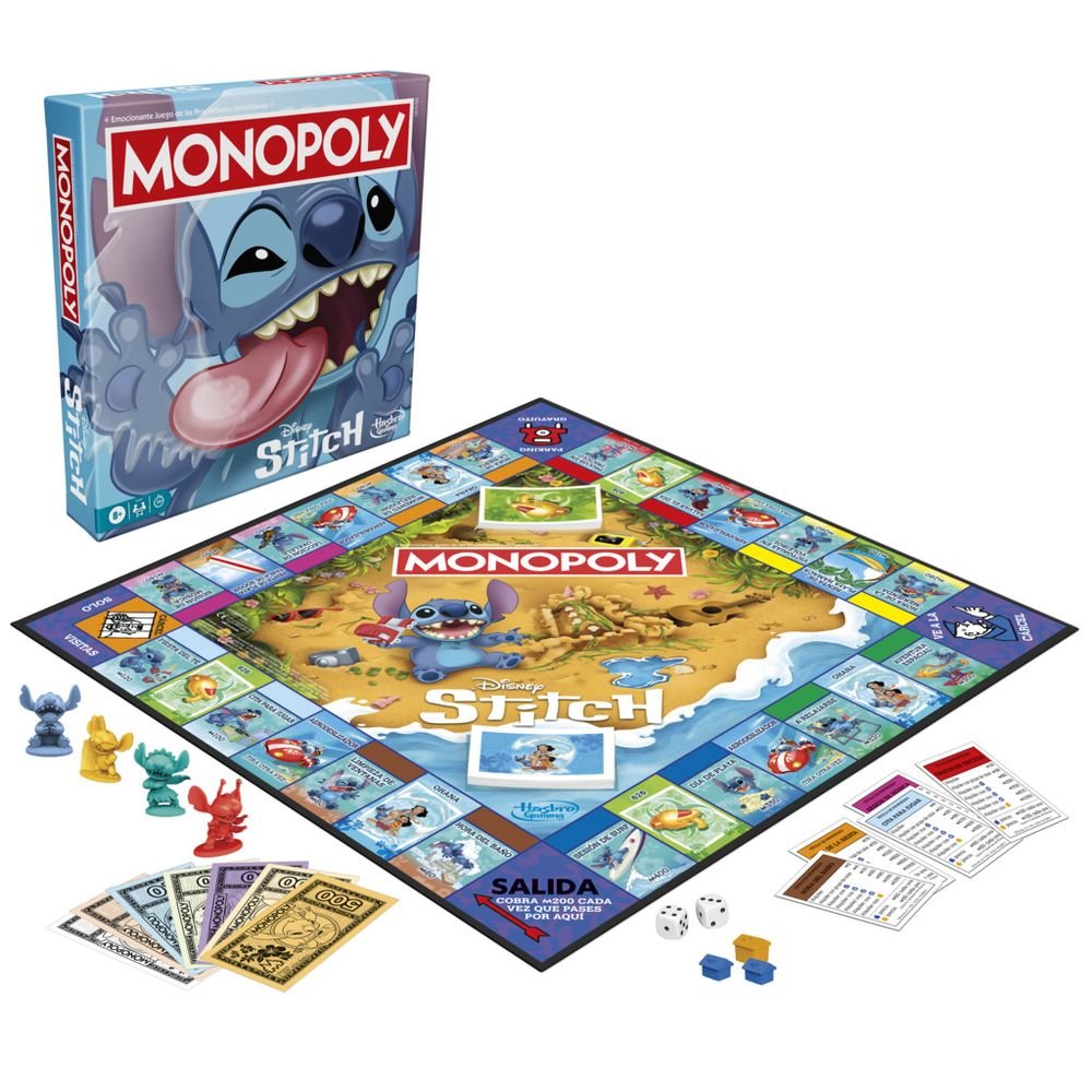 Monopoly Edición Disney Stitch - Hasbro Gaming
