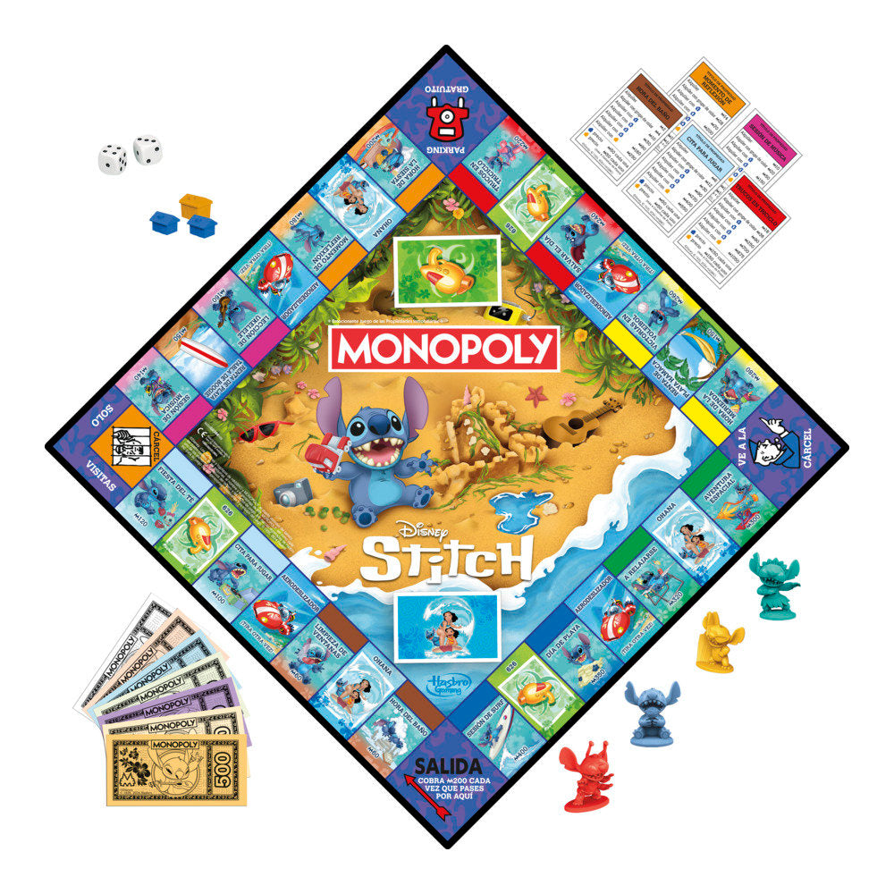 Monopoly Edición Disney Stitch - Hasbro Gaming