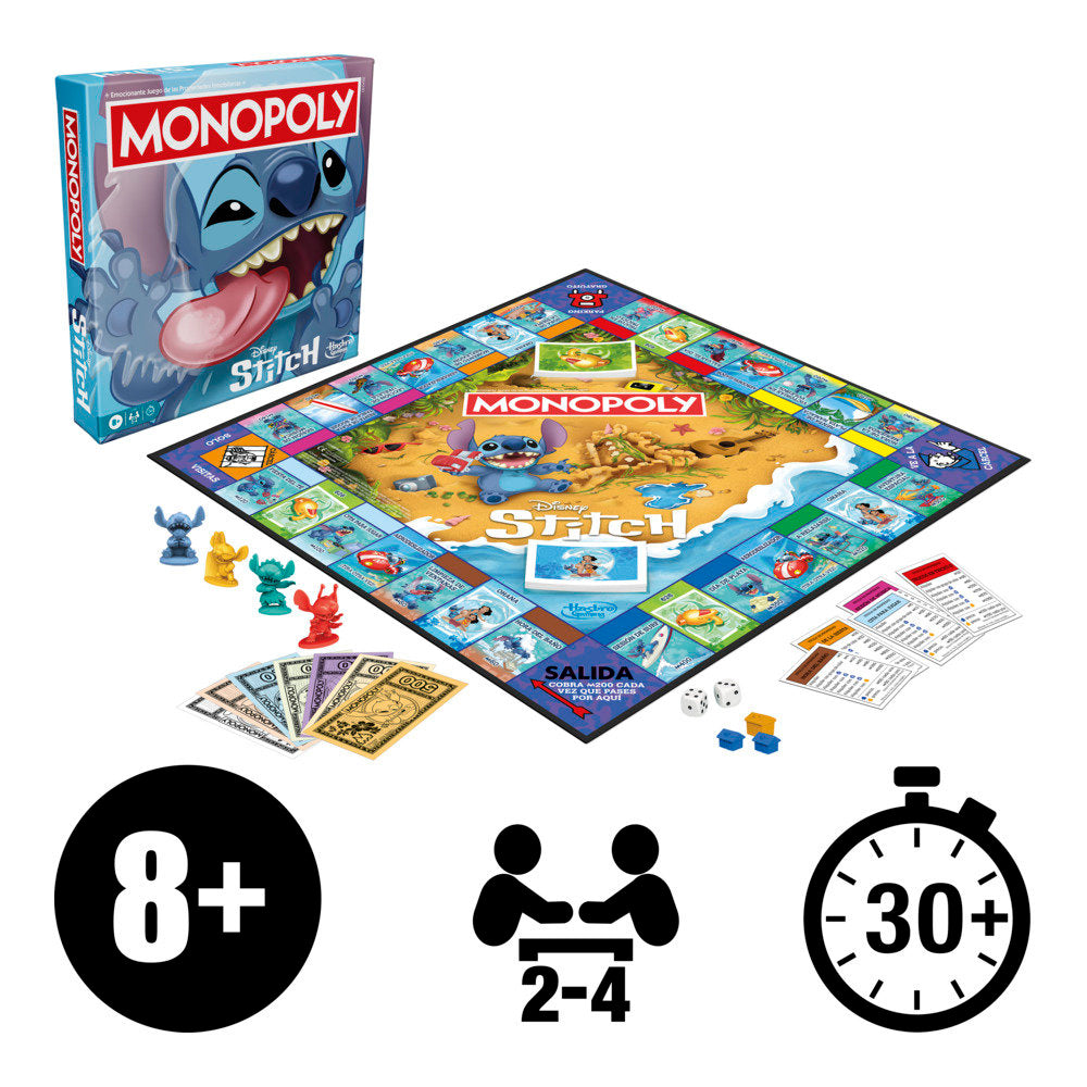 Monopoly Edición Disney Stitch - Hasbro Gaming