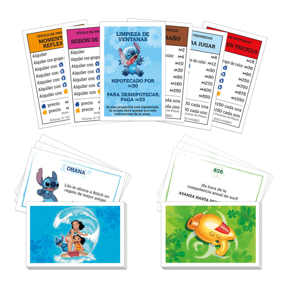 Monopoly Edición Disney Stitch - Hasbro Gaming