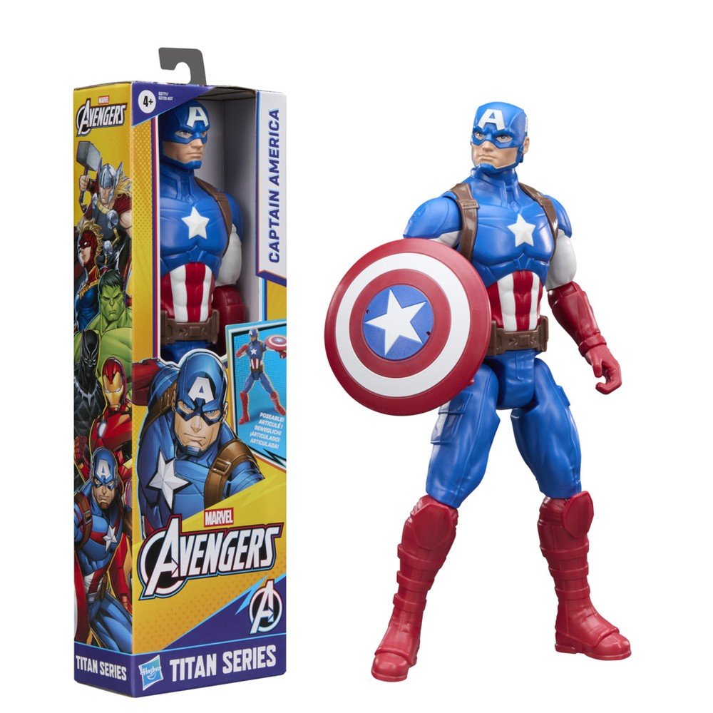Figura Titan Capitán América - Hasbro Marvel