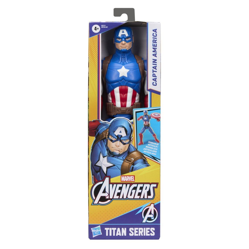 Figura Titan Capitán América - Hasbro Marvel
