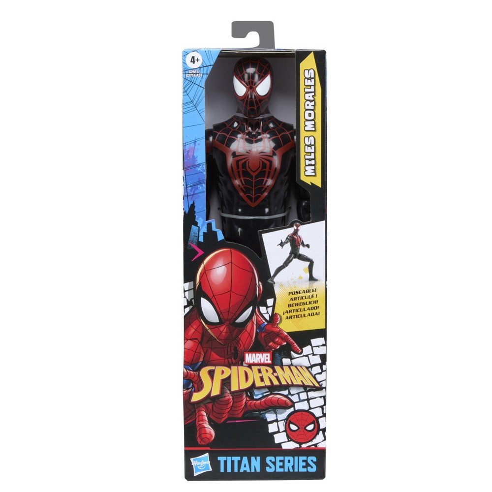 Figura Spiderman Titan Miles Morales Hasbro