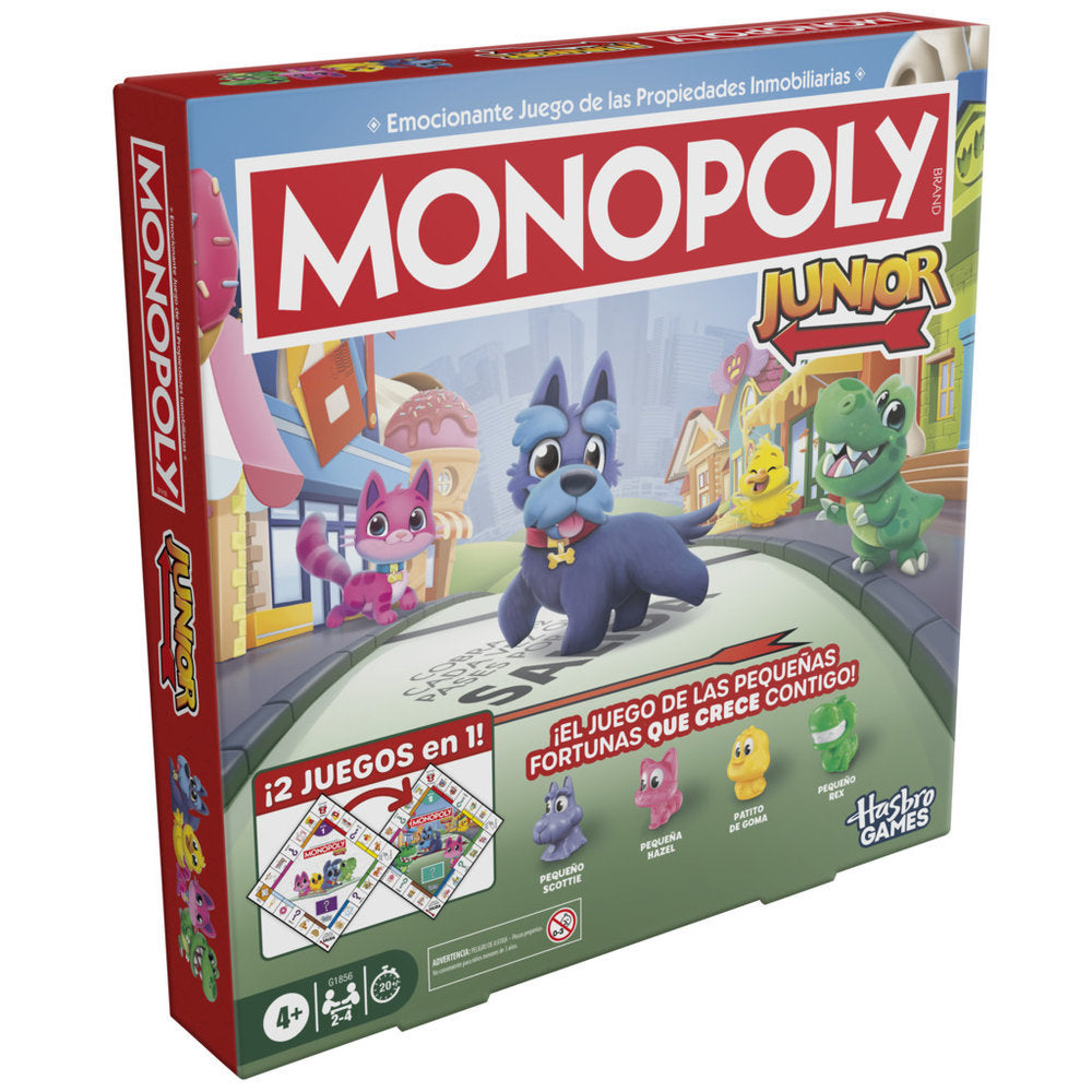 Monopoly Junior 2 juegos en 1 - Hasbro Gaming