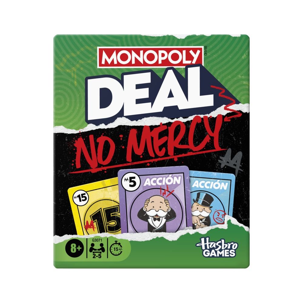 Monopoly Deal No Mercy Hasbro Gaming Juego de Cartas Imagen principal del producto
