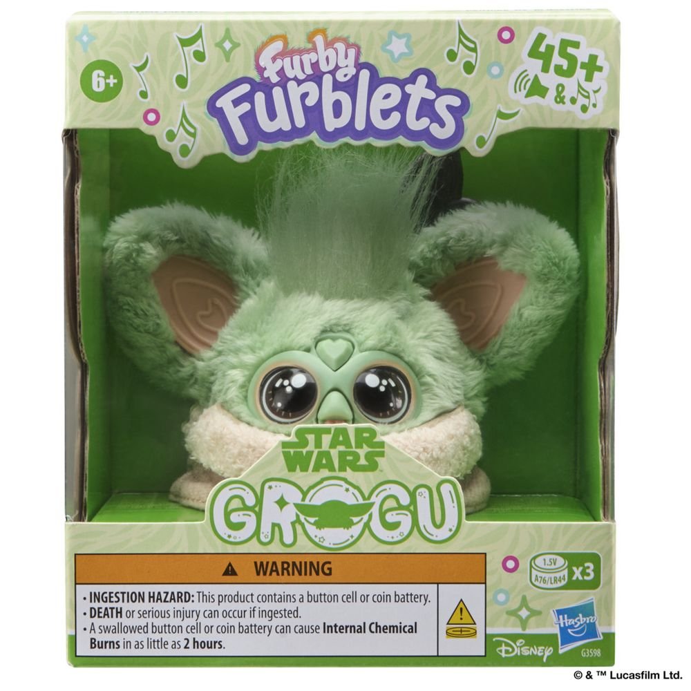 Furby Furblet Grogu Star Wars Pack de 2 juguetes interactivos Imagen principal del producto