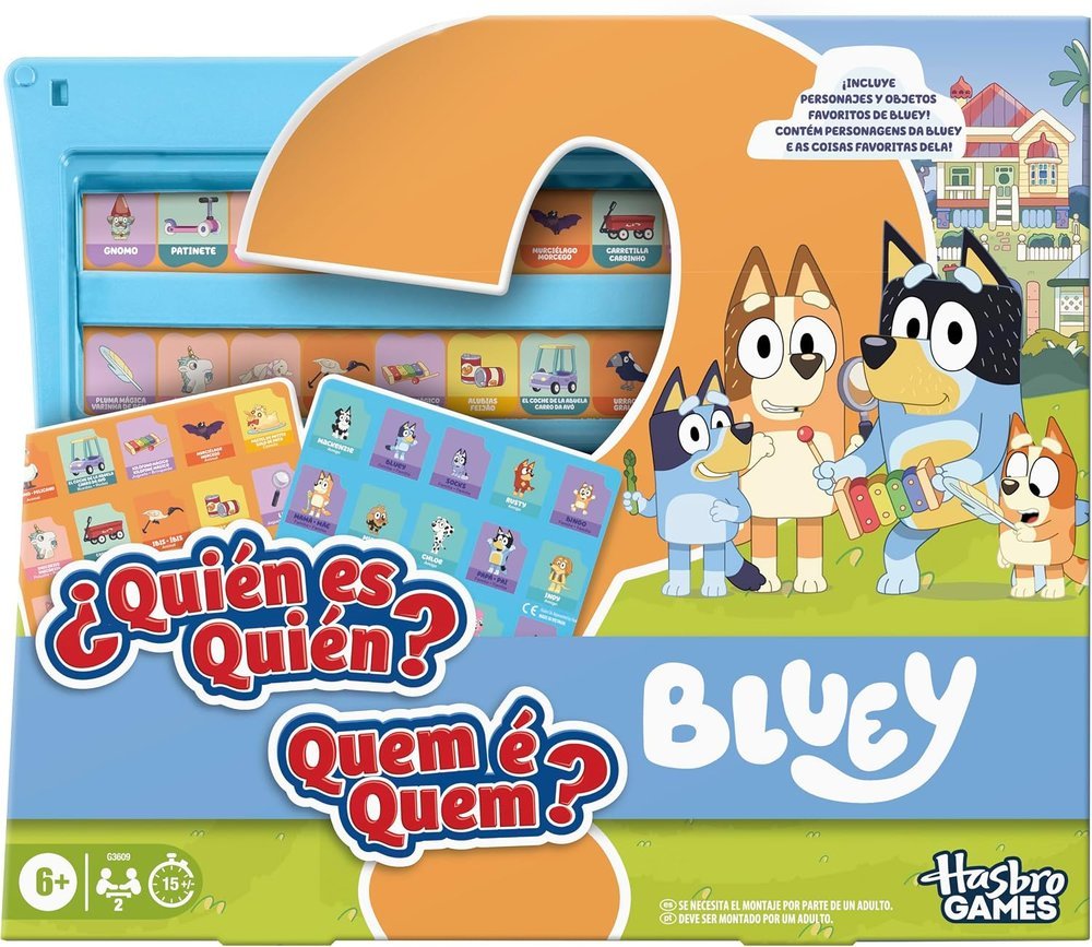 Juego ¿Quién es quién? Bluey de Hasbro Gaming
