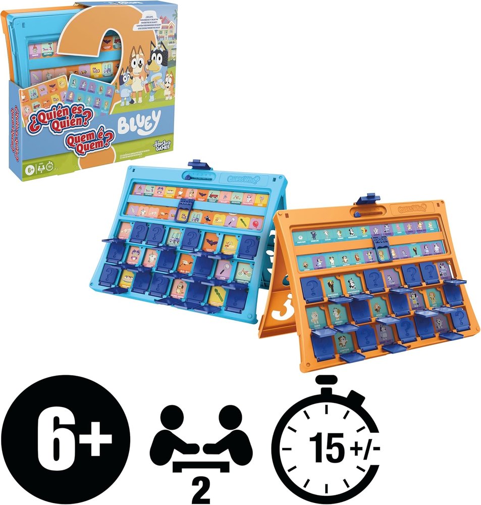 Juego ¿Quién es quién? Bluey de Hasbro Gaming