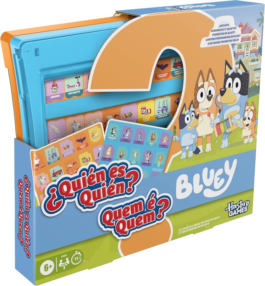 Juego ¿Quién es quién? Bluey de Hasbro Gaming