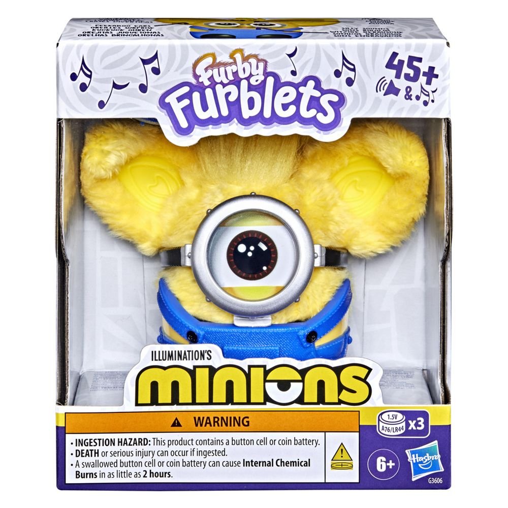 Furby Furblet Minion Stuart Hasbro juguete interactivo
