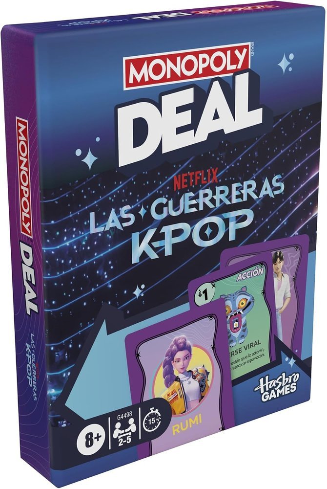 Monopoly Deal KPop Demon Hunters - Hasbro Gaming