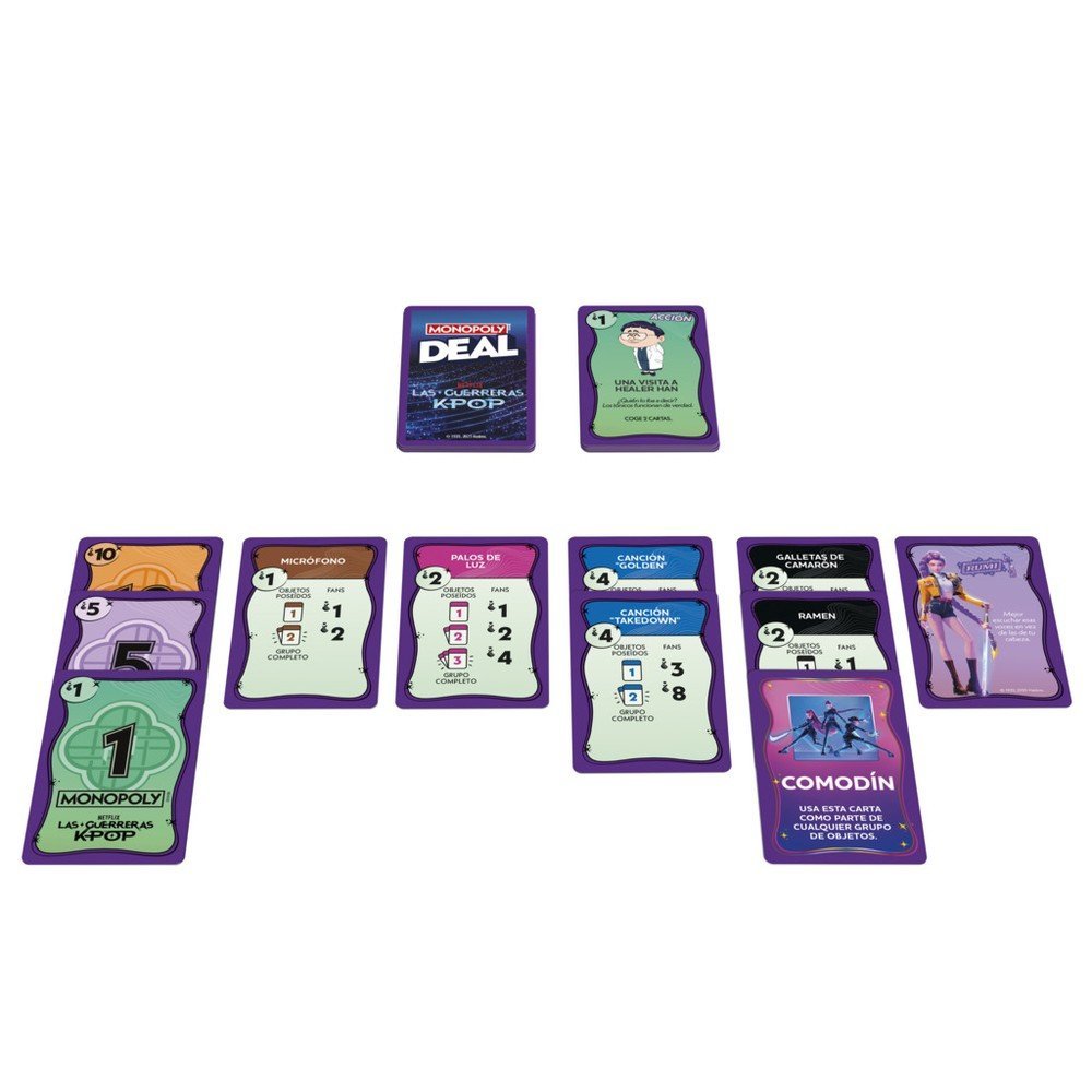 Monopoly Deal KPop Demon Hunters - Hasbro Gaming