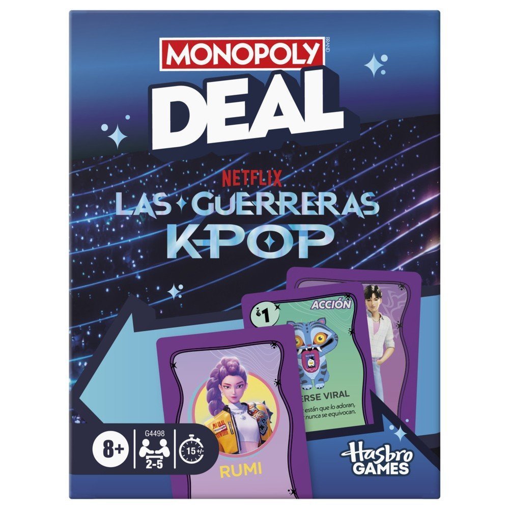 Monopoly Deal KPop Demon Hunters - Hasbro Gaming