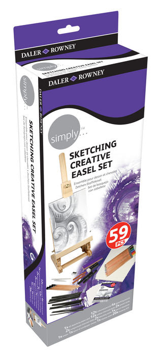 Set Creativo Esbozo con Caballete Simply Daler Rowney