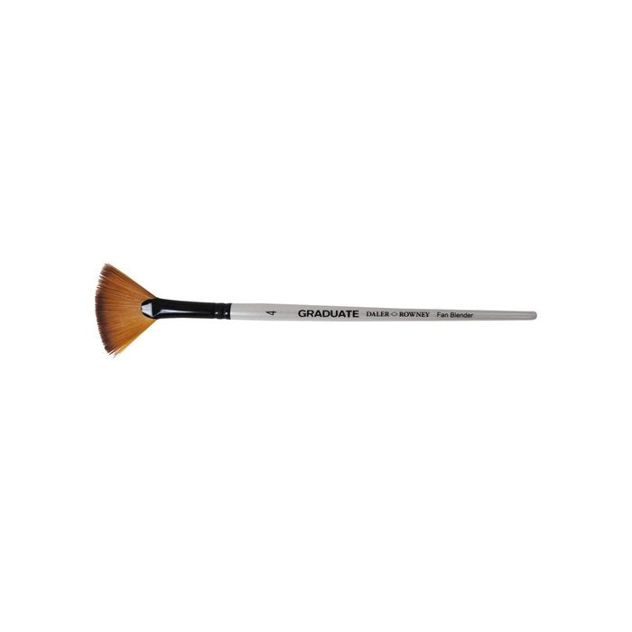 Pincel Sintético Abanico Mango Corto Nº4 Daler Rowney Imagen principal del producto