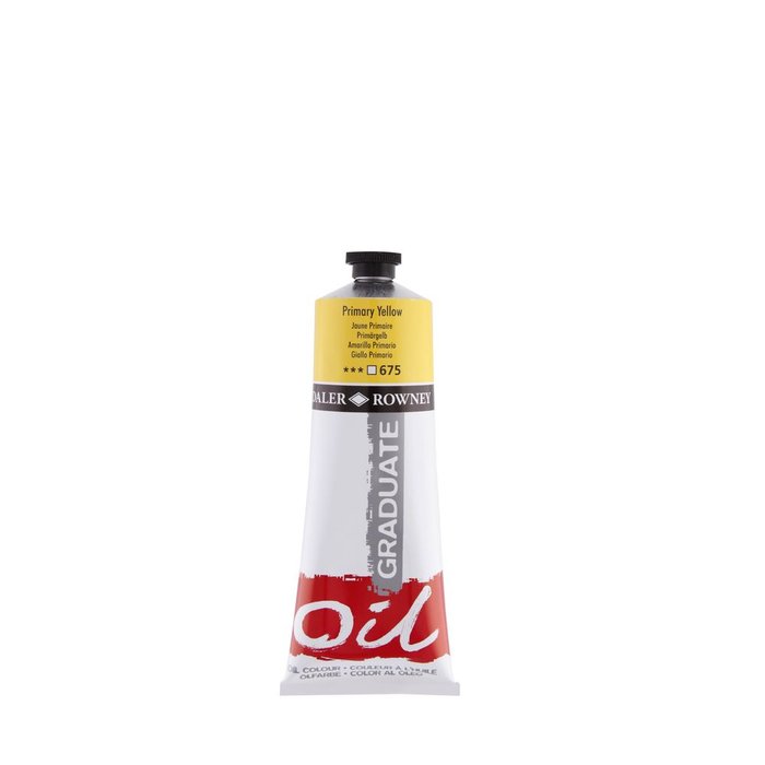 OLEO GRADUATE 200ML PRIMARY AMARILLO | 1 UNIDADES | (DALER ROWNEY) Imagen principal del producto
