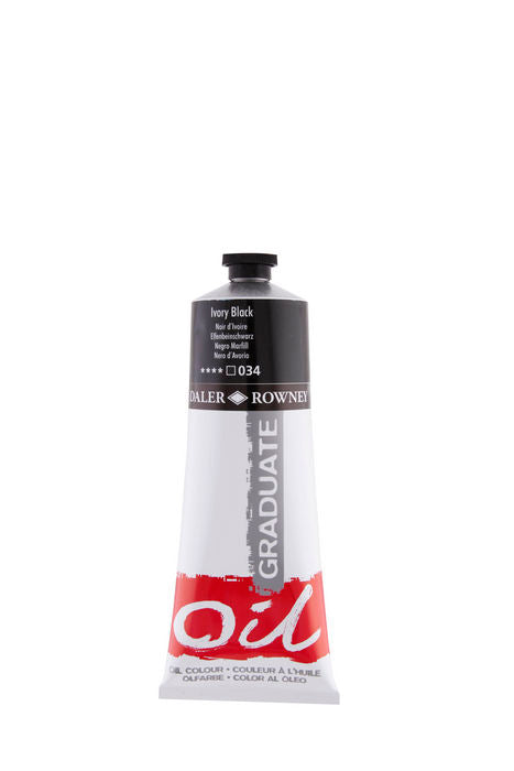 OLEO GRADUATE 200ML IVORY NEGRO | 1 UNIDADES | (DALER ROWNEY) Imagen principal del producto
