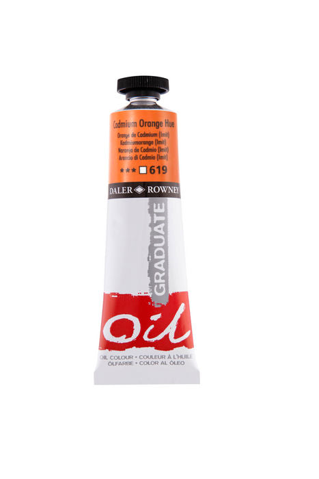 OLEO GRADUATE 38ML CADMIUM NARANJA HUE | 3 UNIDADES | (DALER ROWNEY)