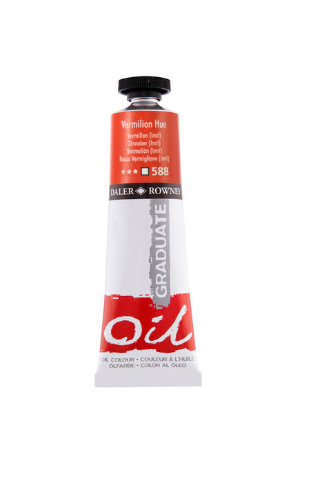OLEO GRADUATE 38ML BERMELLON HUE | 3 UNIDADES | (DALER ROWNEY) Imagen principal del producto