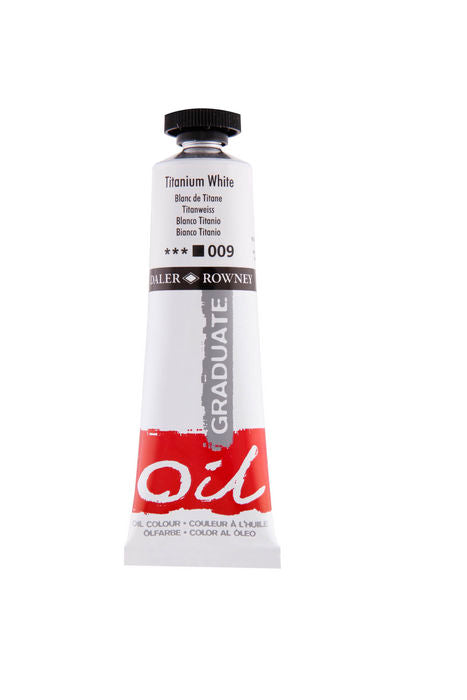 OLEO GRADUATE 38ML TITANIUM BLANCO | 3 UNIDADES | (DALER ROWNEY) Imagen principal del producto